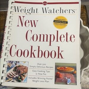 Weight Watchers Cookbook with Red and White Cover- Vintage 1998